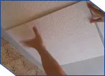 Как клеить потолочную плитку правильно: примеры