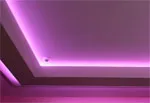 Подсветка потолка по периметру - оригинально и гармонично