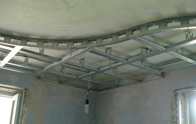 Потолок из гипсокартона своими руками - 74 фото