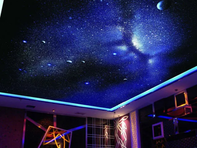 Натяжной потолок «Звездное небо» — частичка природных образов в вашем доме