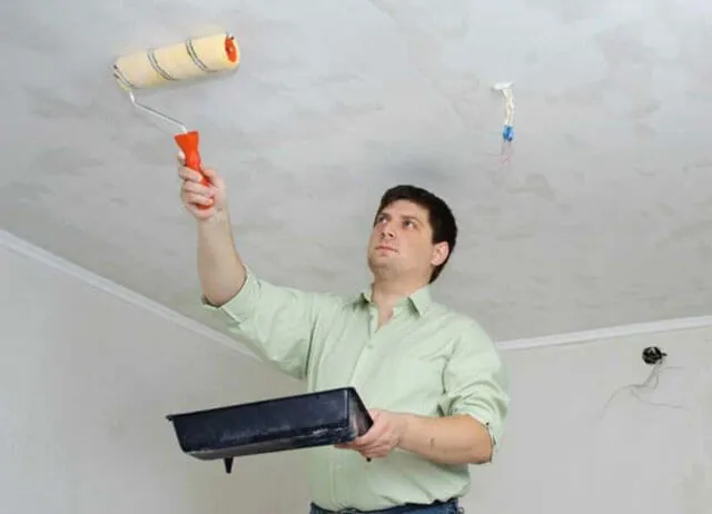  потолка под водоэмульсионную краску: нужно ли грунтовать .