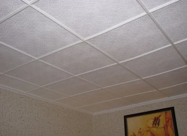 Потолочная плитка: инжекционная, экструдированная, какая бывает плитка для  потолка, как выбрать состав, выбор вида, отделка потолочной плиткой